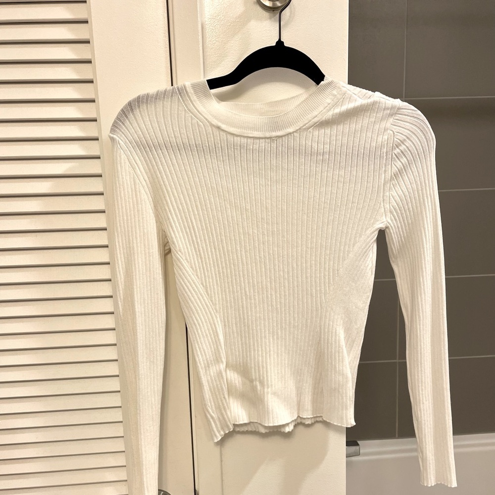 H&M Ivory Long Sleeve